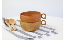 さくらのマグボウル【スープボウル&nbsp;食器&nbsp;木&nbsp;雑貨&nbsp;汁椀&nbsp;&nbsp;プレゼント&nbsp;おしゃれ&nbsp;カフェオレボウル&nbsp;日本製&nbsp;神奈川県小田原市&nbsp;】