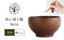 【期間限定！試供品木製スプーン付き！】めいぼく椀テッラ中ブナ　【お椀&nbsp;グッドデザイン賞受賞&nbsp;食器&nbsp;木&nbsp;雑貨&nbsp;汁椀&nbsp;&nbsp;プレゼント&nbsp;おしゃれ&nbsp;スープボウル&nbsp;日本製&nbsp;神奈川県小田原市】