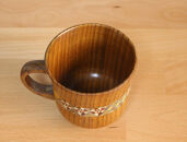 【箱根寄木細工　ティーポット＆マグカップセット】軽くて割れにくく保温性が高い木製ティーセットを、寄木細工で彩りました。【 キッチン用品 食器 雑貨 日用品 木製食器　職人メイド 工芸品 職人の手作り おしゃれ食器 神奈川県 小田原市 】