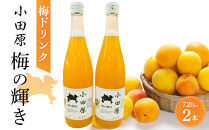 小田原&nbsp;梅の輝き720ML瓶（梅ドリンク）2本セット【&nbsp;飲み物&nbsp;ドリンク&nbsp;神奈川県&nbsp;小田原市&nbsp;】