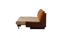 ソファベッド&nbsp;セミダブル&nbsp;幅180cm&nbsp;フォース&nbsp;Exごろ寝ソファ&nbsp;ごろ寝ソファ&nbsp;＜03.ブラウン×ベージュ(オレンジ)＞&nbsp;【モーブル／大川家具】