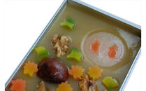 【秋の紅葉と満月に浮かぶうさぎ。絵画のような“進化系ネオ和菓子”】“安納芋”の芋羊羹「錦秋の月」 創業昭和10年 小田原 伊勢屋〈出荷時期:2025年10月1日～2025年11月30日〉【 和菓子店 神奈川県 小田原市 】