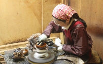 ケヤキ　9寸仁取盆【仁取盆 ケヤキ材 φ26.5cm×2cm 手作り 工芸品 ワンプレート 国産天然木 おしゃれ プレゼント 記念 お祝い 神奈川県 小田原市 】