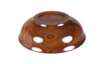 スリ漆ケヤキ尺三寸木鉢【尺三寸木鉢 ケヤキ材 直径38.5cm×11.5cm 日本のケヤキ 手作り 工芸品 透漆塗り 国産天然木 おしゃれ プレゼント 記念 お祝い コネ鉢  そば 神奈川県 小田原市 】