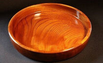 小田原漆器　1尺1寸　茶盆【漆塗り 国産天然木 おしゃれ プレゼント 記念 お祝い ふっくらとしたデザイン 木製食器 日用品 キッチン用品 木製 直径320mm×高さ45mm 小田原漆器 神奈川県 小田原市 】