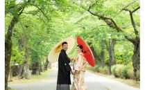 小田原城フォトウェディング（60分撮影・衣装・美容・写真データ付き）【小田原 出張撮影 60分 撮影データ 写真データ 写真 カメラマン 同行撮影 時間内撮影し放題　小田原城 結婚 結婚写真 神奈川県 小田原市 】