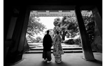 小田原城フォトウェディング（60分撮影・衣装・美容・写真データ付き）【小田原 出張撮影 60分 撮影データ 写真データ 写真 カメラマン 同行撮影 時間内撮影し放題　小田原城 結婚 結婚写真 神奈川県 小田原市 】