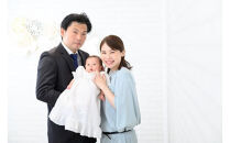 お宮参り撮影（お祝い着衣装付き・フォーマル写真３カット付き）【お宮参り フォーマル フォト 誕生記念 赤ちゃん プレゼント 撮影 記念写真 伝統行事 スタジオ撮影 神奈川県 小田原市 】