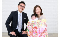 お宮参り撮影（お祝い着衣装付き・フォーマル写真３カット付き）【お宮参り フォーマル フォト 誕生記念 赤ちゃん プレゼント 撮影 記念写真 伝統行事 スタジオ撮影 神奈川県 小田原市 】