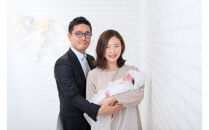 お宮参り撮影（お祝い着衣装付き・フォーマル写真３カット付き）【お宮参り フォーマル フォト 誕生記念 赤ちゃん プレゼント 撮影 記念写真 伝統行事 スタジオ撮影 神奈川県 小田原市 】