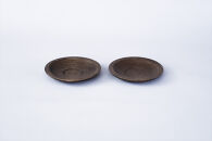 ナラのソーサー&nbsp;2枚セット&nbsp;【&nbsp;食器&nbsp;神奈川県小田原市】