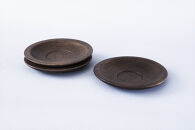 ナラのソーサー&nbsp;3枚セット&nbsp;【&nbsp;食器&nbsp;神奈川県小田原市】