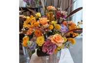 季節の生花アレンジ　Lサイズ&nbsp;【&nbsp;フラワー&nbsp;アレンジメント&nbsp;お花&nbsp;ギフト&nbsp;プレゼント&nbsp;贈り物&nbsp;誕生日&nbsp;お祝い&nbsp;神奈川県&nbsp;小田原市&nbsp;】