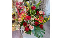 季節の生花アレンジ　Lサイズ&nbsp;【&nbsp;フラワー&nbsp;アレンジメント&nbsp;お花&nbsp;ギフト&nbsp;プレゼント&nbsp;贈り物&nbsp;誕生日&nbsp;お祝い&nbsp;神奈川県&nbsp;小田原市&nbsp;】