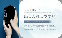 【SOU・SOU】がまポーチ/SO-SU-U昆(こん)濡羽色(ぬればいろ)｜京都&nbsp;ポーチ&nbsp;人気ブランド［&nbsp;テキスタイルデザイン&nbsp;京都&nbsp;ブランド&nbsp;鞄&nbsp;ソウソウ&nbsp;おしゃれ&nbsp;人気&nbsp;おすすめ&nbsp;シンプル&nbsp;柄&nbsp;旅行&nbsp;おでかけ&nbsp;ポーチ&nbsp;かばん&nbsp;プレゼント&nbsp;ギフト&nbsp;お取り寄せ&nbsp;通販&nbsp;送料無料&nbsp;ふるさと納税&nbsp;］