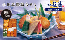 【小田原籠清】小田原揚詰合せA&nbsp;&nbsp;創業1814年&nbsp;二百有余年の歴史を重ねた小田原老舗&nbsp;かごせい&nbsp;職人の技で仕上げた&nbsp;高級揚げ蒲鉾&nbsp;自宅用&nbsp;ギフト&nbsp;プレゼントにも最適