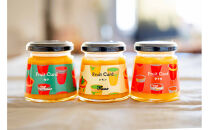 フルーツカード&nbsp;3個セット（旬の柑橘・おまかせ）英国伝統の柑橘スプレッド｜パン・ヨーグルト・お菓子作りに【神奈川県小田原市】