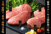 神奈川県産和牛&nbsp;阿夫利牛のステーキ4部位詰め合わせ&nbsp;600g【&nbsp;牛肉&nbsp;和牛&nbsp;神奈川県&nbsp;小田原市&nbsp;】
