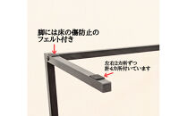 サイドテーブル&nbsp;木製&nbsp;アイアンレッグ&nbsp;アルダー&nbsp;無垢材&nbsp;1人用