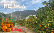 則村園産&nbsp;有田みかん&nbsp;約2.5kg