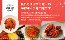 【定期便4回】ごほうびキムチ定期便（生赤エビ・イイダコ・牡蠣・ホタテ）【&nbsp;キムチ&nbsp;神奈川県&nbsp;小田原市&nbsp;】