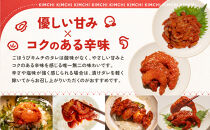 【定期便3回】ごほうびキムチ定期便（生赤エビ・イイダコ・牡蠣・ホタテ・イカ・トリ貝）【&nbsp;キムチ&nbsp;神奈川県&nbsp;小田原市&nbsp;】