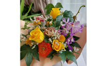 【定期便６ヵ月】季節の生花アレンジ　Sサイズ　６ヵ月連続でお届け&nbsp;【&nbsp;フラワー&nbsp;アレンジメント&nbsp;お花&nbsp;ギフト&nbsp;プレゼント&nbsp;贈り物&nbsp;誕生日&nbsp;お祝い&nbsp;神奈川県&nbsp;小田原市&nbsp;】