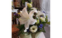 【定期便６ヵ月】月命日生花アレンジ　Sサイズ　６ヵ月連続でお届け【&nbsp;神奈川県&nbsp;小田原市&nbsp;】