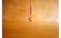 【相良パーティ】屋久檜千年の愛&nbsp;ハートストラップ&nbsp;屋久島の森の至極の宝&nbsp;屋久檜