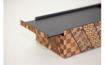 【箱根寄木細工　ティッシュケース　小寄木】お部屋の雰囲気作りのアクセントに