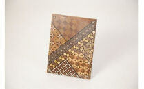 【箱根寄木細工　寄木多目的フレーム　小寄木】中に入れるもので表情が変わる