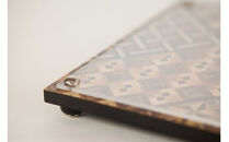 【箱根寄木細工　寄木多目的フレーム　小寄木】中に入れるもので表情が変わる