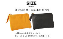 鹿革L字財布（大）ブラック【&nbsp;神奈川県&nbsp;小田原市&nbsp;】