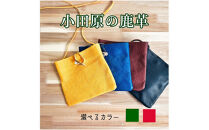 鹿の角ボタンのウォーカーズサコッシュ(ブルー)【&nbsp;神奈川県&nbsp;小田原市&nbsp;】