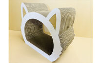 ねこの爪とぎ　みみCT　カラー；ホワイト【&nbsp;ペット用品&nbsp;爪とぎ&nbsp;神奈川県&nbsp;小田原市&nbsp;】