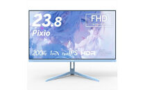 Pixio&nbsp;ゲーミングモニター&nbsp;23.8インチ&nbsp;FHD&nbsp;200Hz&nbsp;IPS&nbsp;ブルー/水色&nbsp;PX248WAVEB