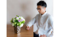 アレンジメント&nbsp;Sサイズ_ホワイト/グリーン系