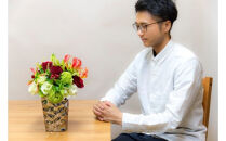 アレンジメント&nbsp;Sサイズ_レッド系