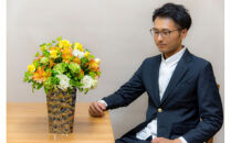 アレンジメント&nbsp;Mサイズ_イエロー/オレンジ系