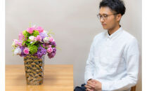 アレンジメント&nbsp;Mサイズ_ピンク系