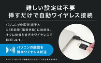 ベッドルームプロジェクターNX1&nbsp;ブラック&nbsp;ワイヤレスアダプター(USB-C＆HDMI)&nbsp;ワイドアングルレンズ&nbsp;PUレザーケース5点セット