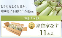 【先行予約】狩留家なす&nbsp;11本&nbsp;≪2026年7月～発送開始≫