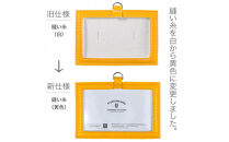 FUKUNARY&nbsp;IDカードケース&nbsp;カード入れ&nbsp;横向き&nbsp;横タイプ&nbsp;イエロー&nbsp;M124Y