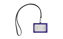 ＼年内発送／IDカードケース(横)/ ブルー M124Y