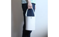 ＼年内発送／バケットバッグ/ホワイト E136