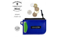 FUKUNARY&nbsp;パスケース&nbsp;カードケース&nbsp;小銭&nbsp;バレーボール&nbsp;ブルー&nbsp;M077