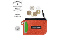 FUKUNARY&nbsp;パスケース&nbsp;カードケース&nbsp;小銭&nbsp;バスケットボール&nbsp;ブラウン&nbsp;M077
