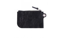 ＼年内発送／パスケース栃木レザーWコガシ/黒 L011