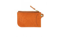 ＼年内発送／パスケース栃木レザーWコガシ/淡茶 L011