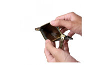 ＼年内発送／パスケース栃木レザーWコガシ/カーキ L011